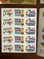 Vintage 80’s or 90’s 4 X STICKERS SHEET RARE Htf Excellent Foil Leaves