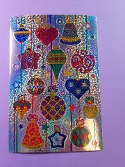 AGC prism xmas ornaments sticker sheet