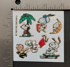 Collectible Stickers – Snoopy Charlie Brown Prism Stickers 3″x3″