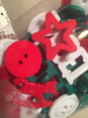 Make it Christmas Buttons and parts for Holiday Projects
