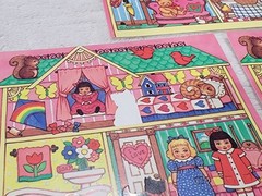 Vintage AGC Inc. American Greetings Dollhouse 3 Sticker Sheets