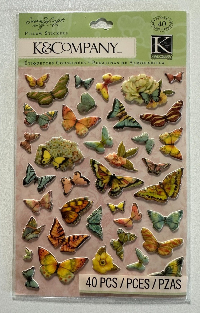 K & Company Pillow Stickers-Variations-Susan Winget, Happy Trails, Tim Coffey
