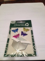 BUTTERFLIES The Card CONNECTION Self Adhesive BUTTERFLY BOX STICKERS BRIGHT NEW