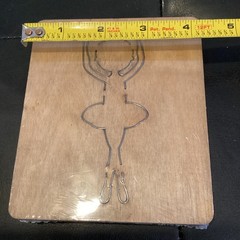WOOD Die Cut BALLERINA GIRL 4+1/2” x 5” x 5/8” Unbranded FITS ACCUCUT New