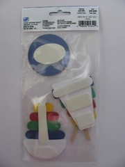 Paper Bliss Dimensional Embellishments BABY TOYS NIP