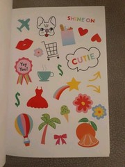 Color Me Courtney Sticker Book 16 Pages Of Stickers New!