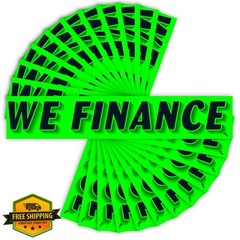 Versa-Tags WE Finance Chartreuse Green Stickers