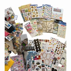 Huge Sticker Lot Scrapbook Planner Kawaii Vintage Ephemera Craft Bundle Destash