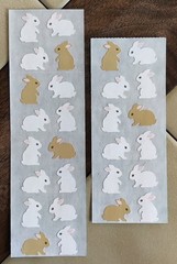 Vtg. Lot of MRS. GROSSMAN’S Farm Animals Stickers: Bunnies, Chicks, Cows, Colts