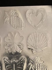 Vintage Foiled Stickers 1979 Hallmark Silver Sticker