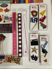 School, Sports, & Music Scrapbook Crafting Kit – Paper, Die Cuts, Stickers
