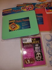 Mixed Craft & Novelty Lot – Foamies Tubs, Photo Frames, Foul Teeth, Stickers