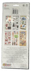 RARE 2008 Sandylion Large Sheet Package of 27 Glitter HALLOWEEN Stickers ~ NIP