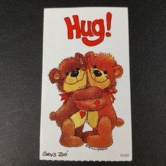 Vintage Suzy’s Zoo Bear Hug! 9568 Stickers 1 Module Friends Love