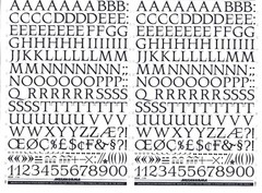 MECANORMA Transfers Lettering A3, Fonts, Design,Typo #249 LATINA 15mm