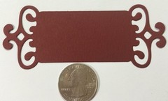 FANCY LABLE TRIO Die-Cuts(6pc)MADE in USA•Journaling•Memories•Scrapbooking •Tags