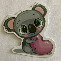 3 Multicolor Diary Stickers Set – Cute Koala, Cartoon Animals & Insects Designs