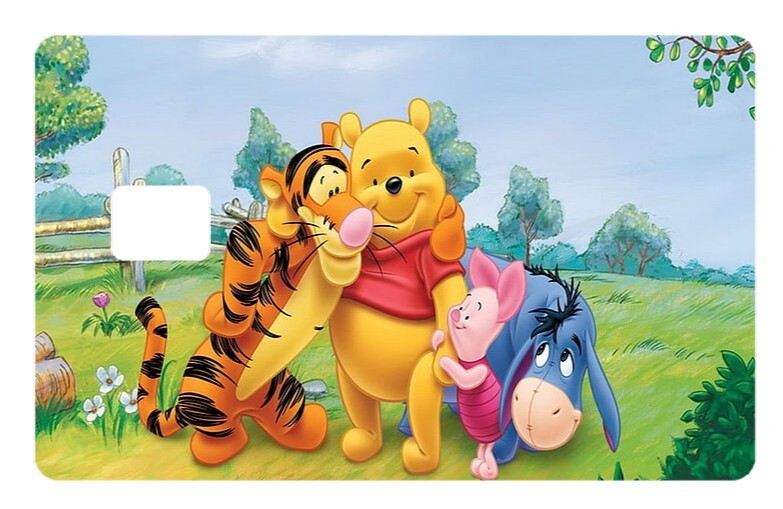 Winnie the Pooh Fan Art Credit Card Decal