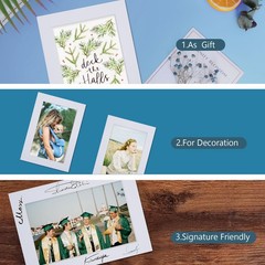 10 Pack Pre-Cut 18×24 White Picture Mats for 12×18 Photos – White Core Bevel …