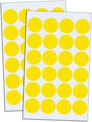 1200 Pack, 1″ Round Dot Stickers Circle Labels – Yellow