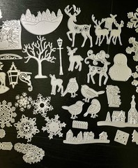 LRG Lot Metal Die Cuts Crafts Card Making Scrapbook Christmas Holiday