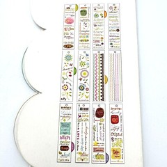 K and Company Sentiments To Go Sticker Acetate Transfer Sheet Sets Retired