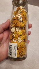 Prima Jar Got Flowers Cream Yellow Paper Flowers New Crafting Scrapbooking