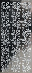 Metallic Holly Borders PEEL OFF STICKERS Christmas Lines Gold Silver Green & Red