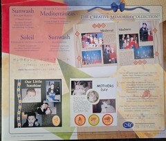 Creative Memories «Sunwash» 10 Sticker Sheets/9 Designs-NEW