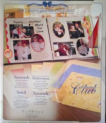 Creative Memories «Sunwash» 10 Sticker Sheets/9 Designs-NEW