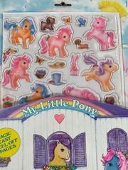 Rare My Little Pony G1 Adventure Sticker Book w/ stickers – Vintage MLP 1983