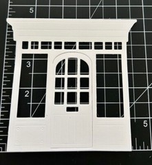 Storefront Die Cuts * Set of 12 * Black, White or Kraft Cardstock * Fun Design!