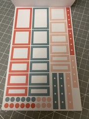 Amber Plans Her Day Doodled Florals Sticker Book 857 Planner Stickers 30 Pgs