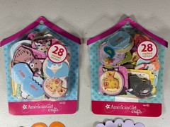 5- American Girl Dolls Scrapbook Stickers Butterfly Letters 3D Stacked NEW RARE