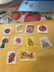 Vintage Thanksgiving/ Fall Stickers