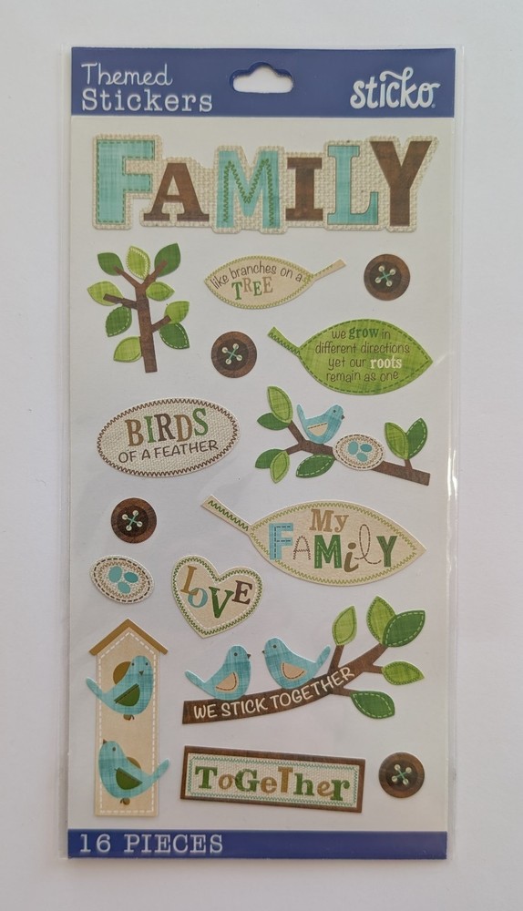 The Family Tree Scrapbooking Stickers By Sticko