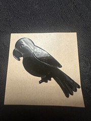 Rare Vintage 80s Mystik Oilies Oilie Oily Oilly Bird Parrot Touch Sticker 1980s