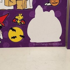 PEANUTS Thanksgiving & HALLOWEEN Mixed Stickers Sheets Lot, Holiday Snoopy