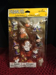 Vintage Snoopy~Peanuts Gang~Great Pumpkin~Halloween Stickers! New! Hallmark