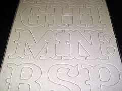 Lot of 3 packs BasicGrey Self-Adhesive Chipboard Alphabet Bon Bon 177 pcs ttl