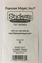 YUMMY BABY Stickers(10pc)Frances Meyer•Highchair•Feeing•Food•Sippy Cup•Bib•Plate