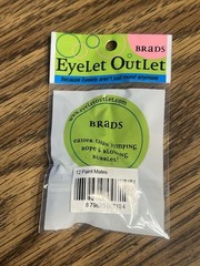 Eyelet Outlet Shape Brads 12/Pkg Paint Mates Paint Cans Brushes