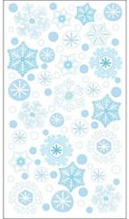 Winter Snowflakes, 4×7″ scrapbook stickers – Sticko 200377
