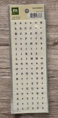 Making Memories Brad Alphabet Stickers Clear & Primary Colors Scrapbooking NEW