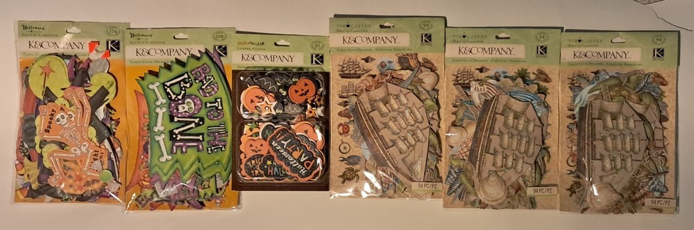 Brand New K&Company Die Cut/Sticker Lot