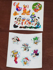 8 vintage Sandylion Christmas Mickey Minnie Donald Daisy Goofy Baby Mods Prisma