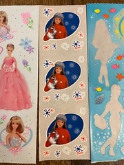 Vintage Sandylion Stickers Mattel Barbie Dance Ballet Butterfly Lot Early 2000s