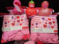 Valentine’s Day Bundle-HEART FOAM Stickers- TABLE SCATTER- RUBBER DICKIES.