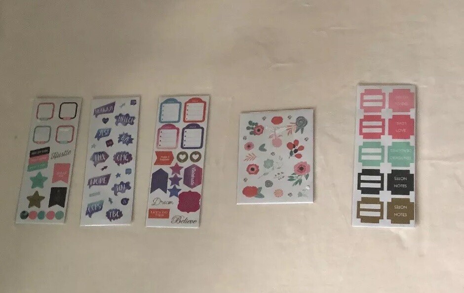Pen+Gear 4 sheet Stickers Great for scrapbooking, calenders, agendas/planners