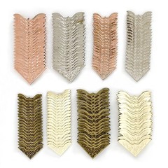 160 PCS Vintage Metal Book Corner Protector Guard Edge Cover Iron Angle Prote…